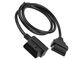 OBD OBD-II J1962 Right Angle Male to Female Extension Round Cable