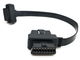 OBD2 OBDII 16 Pin Male and Female Pass-through to OBD2 Female Extension Cable