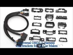 ইউনিভার্সাল OBD 2 J1962 OBDII Obd2 টি-হার্নেস স্প্লিটার স্প্লিটার ওয়াই ক্যাবল মাল্টি মাউন্টিং ব্র্যাকেটের সাথে
