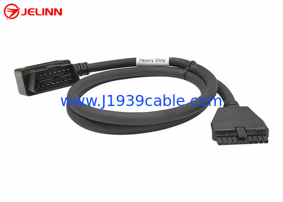 PT30 ELD ডিভাইস ক্যাবল OBD2 OBDII J1962 উত্তর আমেরিকার ভলভো বা ম্যাক ট্রাকগুলির জন্য ক্যাবল ইলেকট্রনিক লগিং ডিভাইস