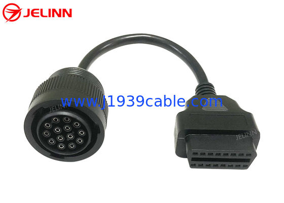 CAT 14 পিন থেকে OBD 2 OBD2 16 পিন ডায়গনিস্টিক ক্যাবল