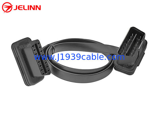 এক্সটেনশন Obd2 স্ক্যানার কেবল / Obd অ্যাডাপ্টারের কেবল ফ্লাট রিবন আকার
