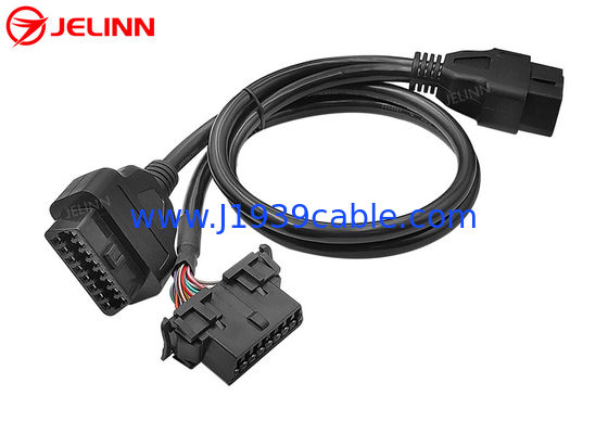 OBD2 OBDII পুরুষ থেকে হুন্ডাই এবং কিয়া OBD2 মহিলা এবং OBD2 মহিলা বিভক্তকারী Y কেবল