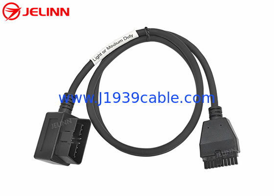 PT30 ELD ডিভাইস ক্যাবল OBD2 OBDII J1962 উত্তর আমেরিকার ভলভো বা ম্যাক ট্রাকগুলির জন্য ক্যাবল ইলেকট্রনিক লগিং ডিভাইস